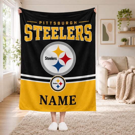 Chaotic Club Personalized Sports Mascot Fleece Blanket