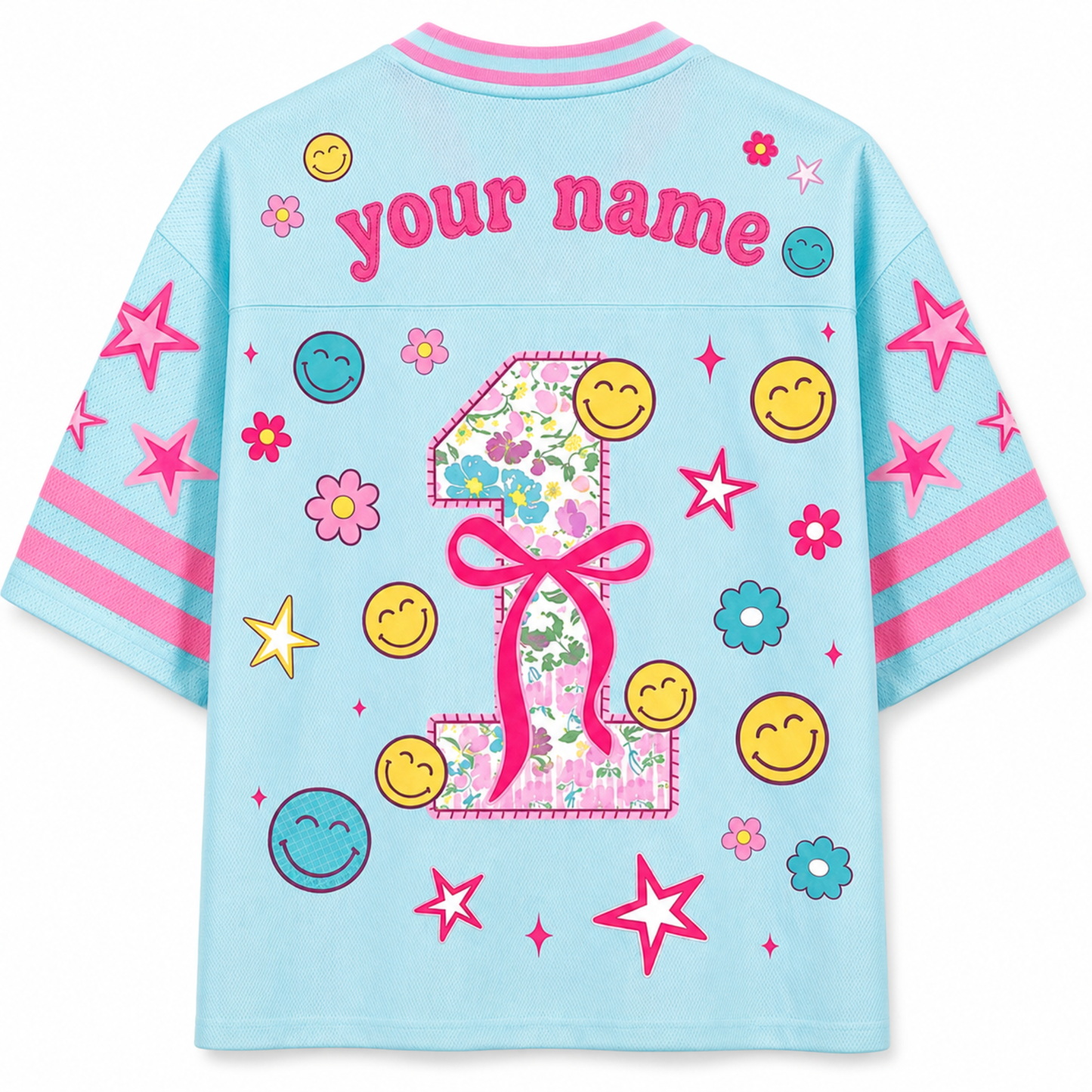 ChaoticClub Pennant Flag Back to School Mesh Jersey