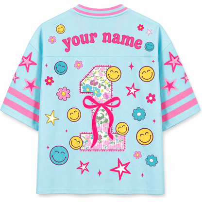 ChaoticClub Pennant Flag Back to School Mesh Jersey