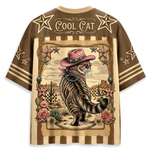 Chaotic Club Retro Cowgirl Animal Animal Quotes Mesh Jersey