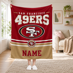 Chaotic Club Personalized Sports Mascot Fleece Blanket