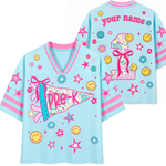 ChaoticClub Pennant Flag Back to School Mesh Jersey