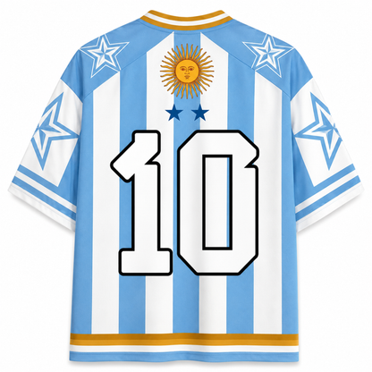 ChaoticClub Undiagnosed But Something Aint Wrong Argentina Mesh Jersey