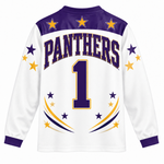Chaotic Club Retro Mascot Patriotic Stars Game Day Long Sleeve Sports Jersey