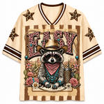 Chaotic Club Retro Cowgirl Animal Animal Quotes Mesh Jersey