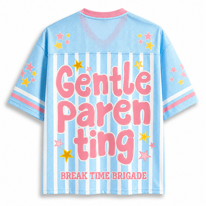 ChaoticClub Gentle Parenting Dropout Raccoon Summer Mesh Jersey