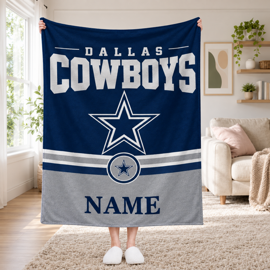 Chaotic Club Personalized Sports Mascot Fleece Blanket