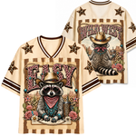 Chaotic Club Retro Cowgirl Animal Animal Quotes Mesh Jersey