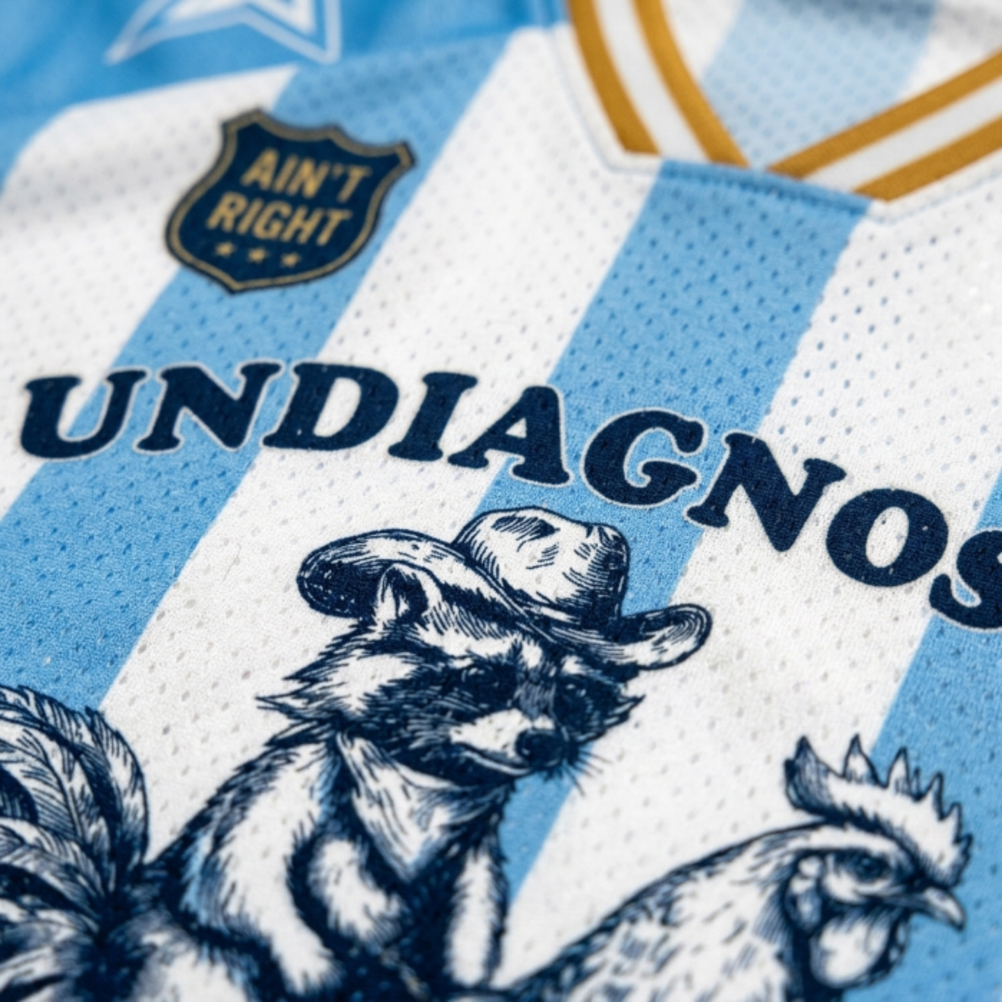 ChaoticClub Undiagnosed But Something Aint Wrong Argentina Mesh Jersey