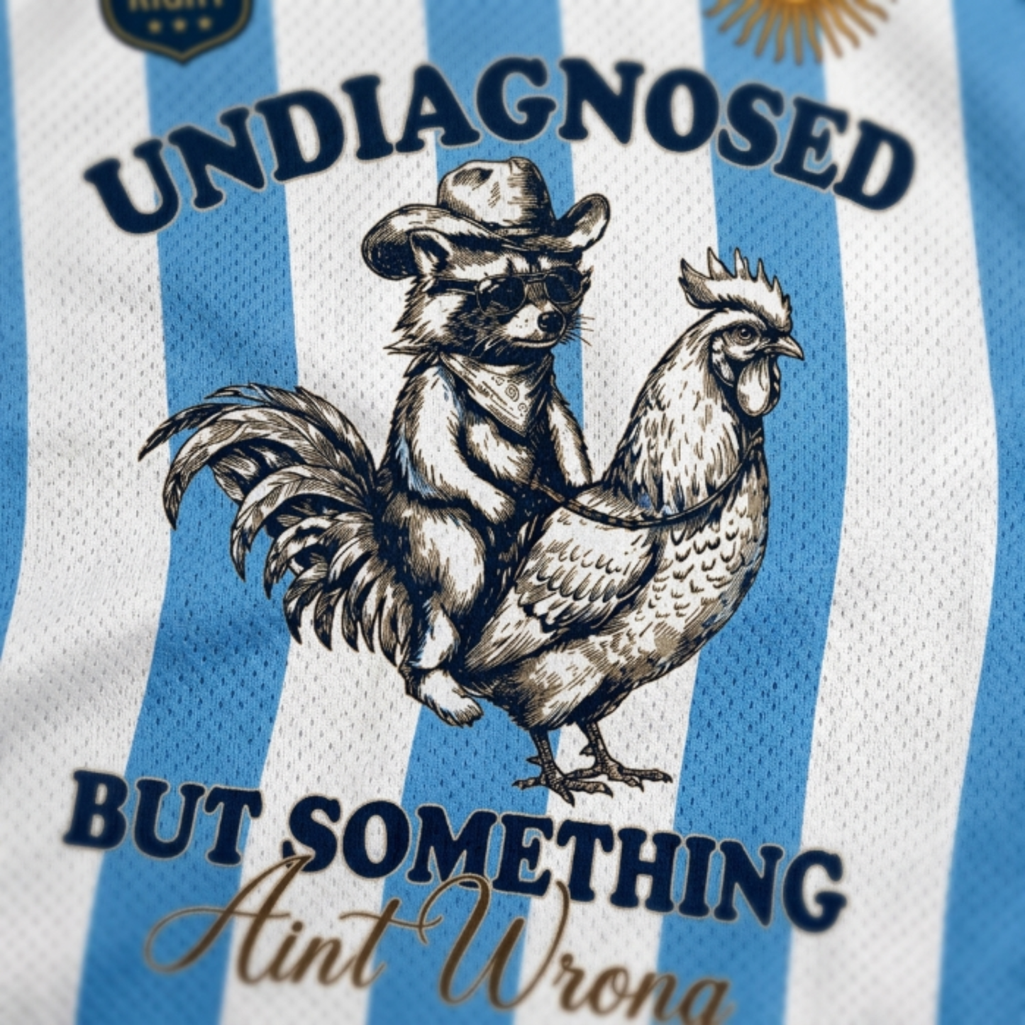ChaoticClub Undiagnosed But Something Aint Wrong Argentina Mesh Jersey