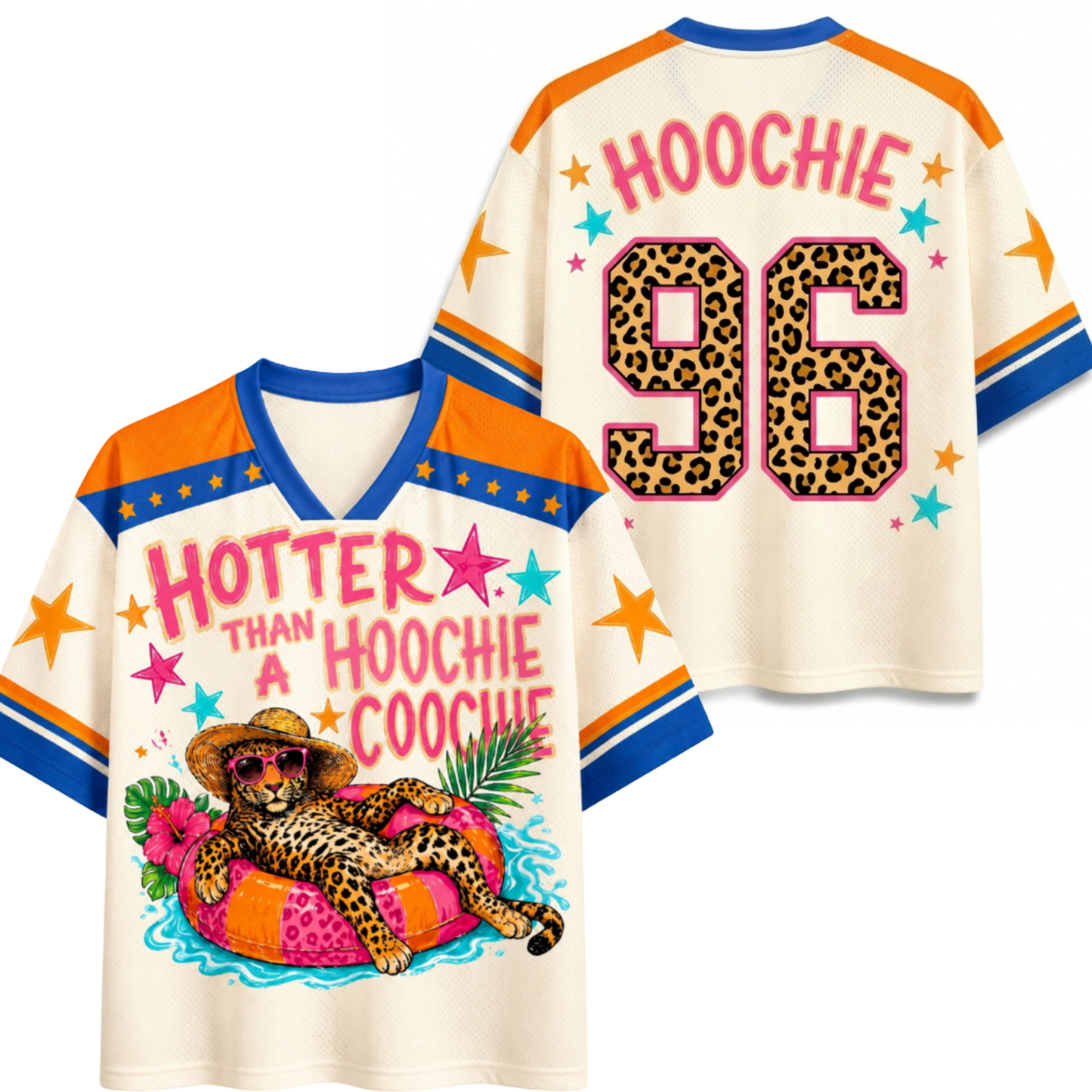 ChaoticClub Hoochie Coochie Summer Leopard Mesh Jersey