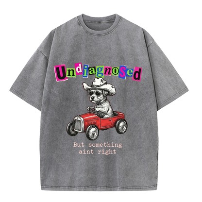 ChaoticClub Undiagnosed Dog Washed T-Shirt