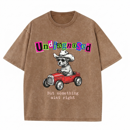 ChaoticClub Undiagnosed Dog Washed T-Shirt