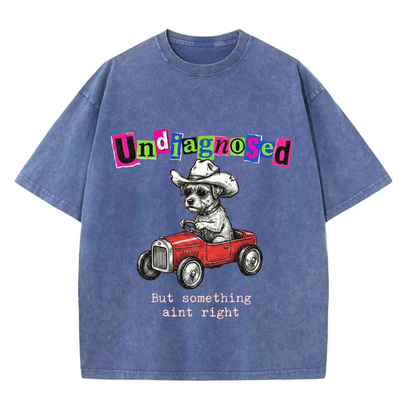 ChaoticClub Undiagnosed Dog Washed T-Shirt