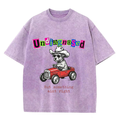 ChaoticClub Undiagnosed Dog Washed T-Shirt