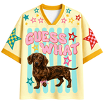 ChaoticClub Guess What Dachshund Mesh Jersey