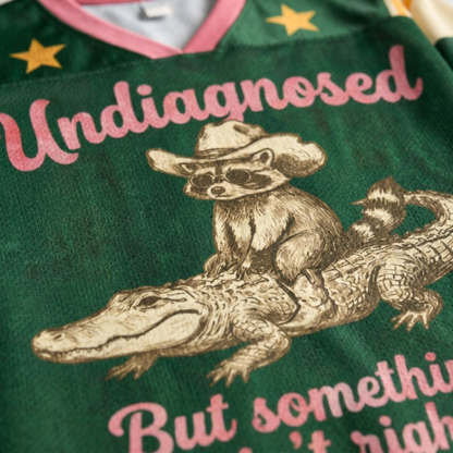 ChaoticClub Undiagnosed But Something Ain't Right  Mesh Jersey