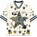 ChaoticClub Star Camo Back to School Boys Mesh Jersey