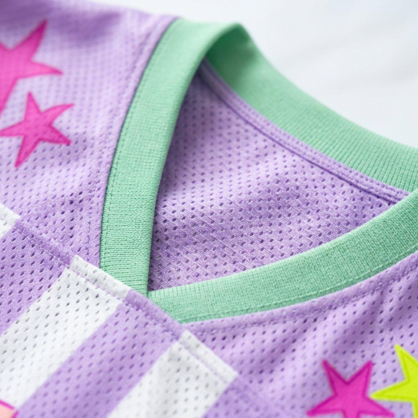 ChaoticClub Striped Later Gator After While Crocodile Summer Mesh Jersey