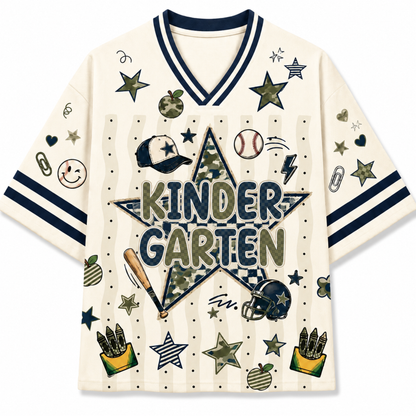 ChaoticClub Star Camo Back to School Boys Mesh Jersey
