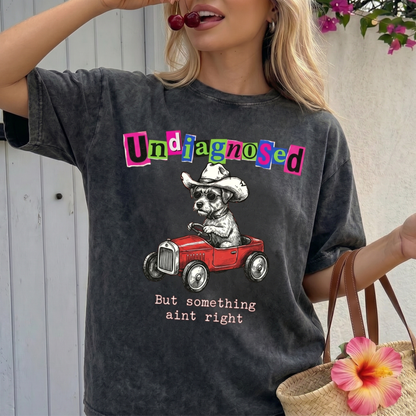 ChaoticClub Undiagnosed Dog Washed T-Shirt
