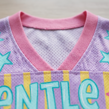 ChaoticClub Gentle Parenting Dropout Stars Raccoon Mesh Jersey