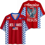 ChaoticClub Jesus Saves America Mesh Jersey
