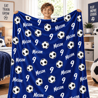 Chaotic Club Personalized Kids Sports Throw