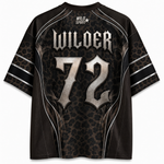 ChaoticClub Vintage Leopard Personalized Mesh Jersey