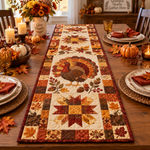 Chaotic Club Thanksgiving Quilt Table Runner