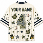 ChaoticClub Star Camo Back to School Boys Mesh Jersey