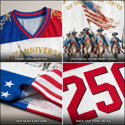 ChaoticClub 250th Anniversary Of The United States Mesh Jersey
