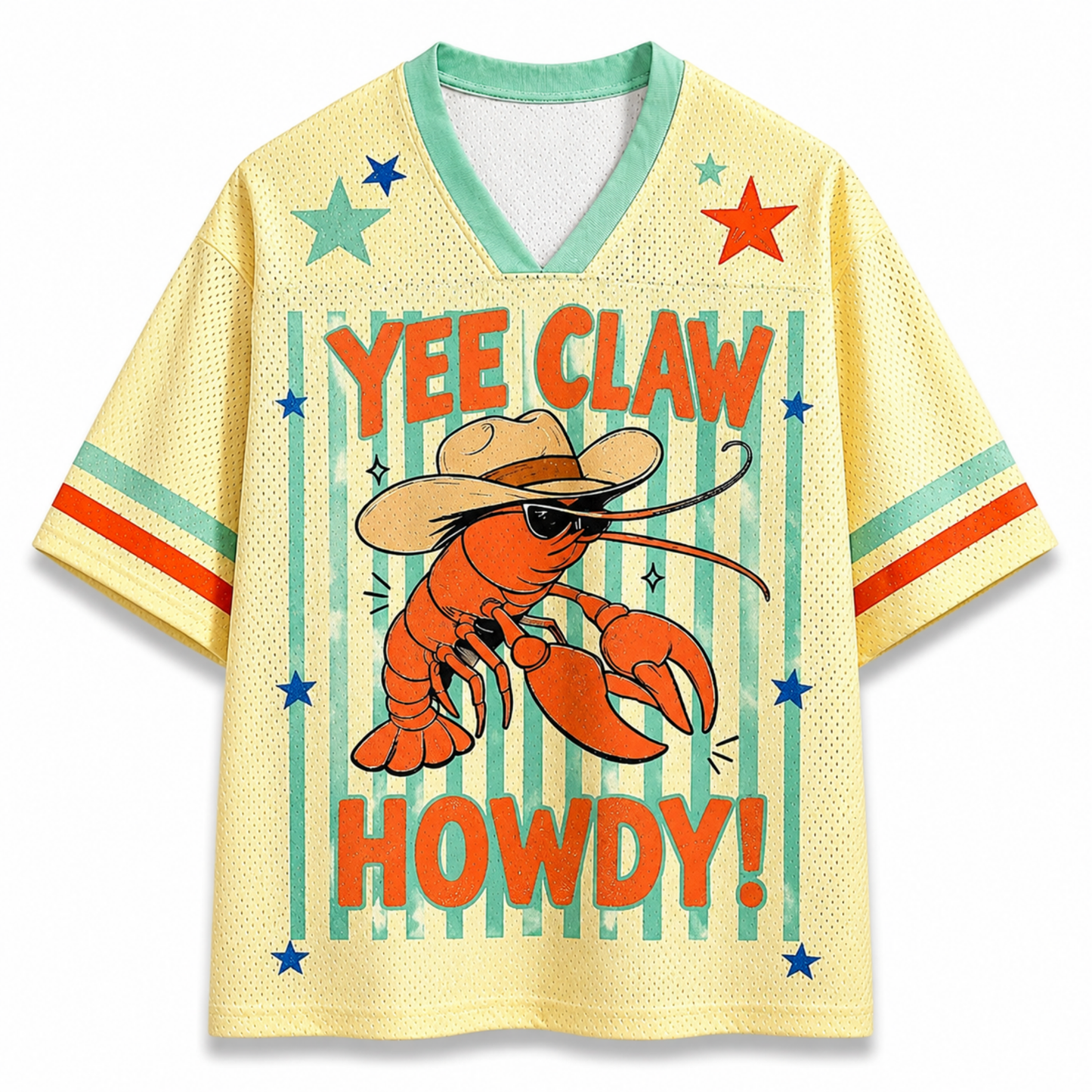 ChaoticClub Lobster Cowboy Yee Claw Summer Mesh Jersey