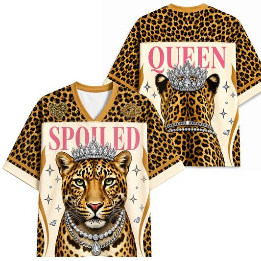 ChaoticClub Spoiled Leopard Mesh Jersey