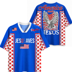 ChaoticClub Jesus Saves America Mesh Jersey