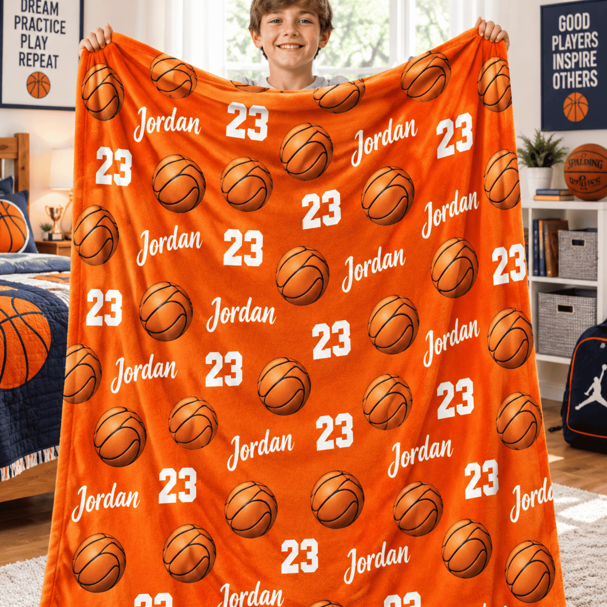 Chaotic Club Personalized Kids Sports Throw