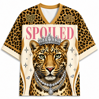 ChaoticClub Spoiled Leopard Mesh Jersey