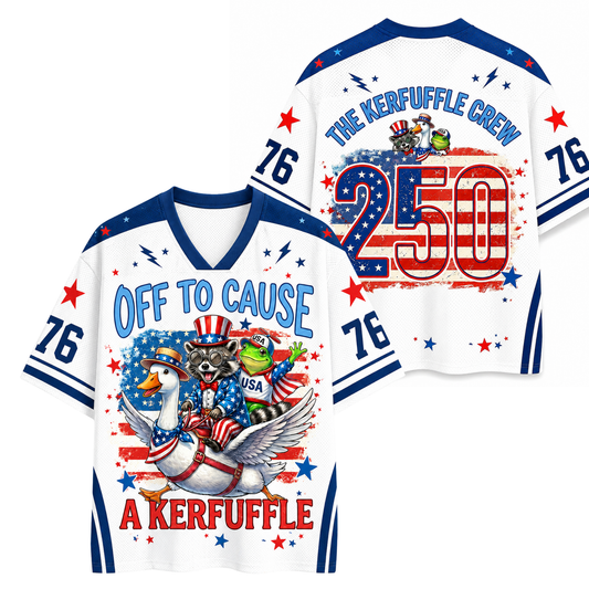 ChaoticClub Off To Kerfuffle Independence Day Mesh Jersey