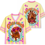 ChaoticClub Guess What Wiener Dachshund Mesh Jersey