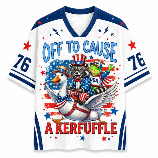 ChaoticClub Off To Kerfuffle Independence Day Mesh Jersey