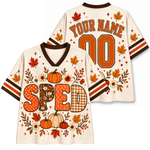 Chaotic Club School Staff Fall Pumpkin Mesh Jersey
