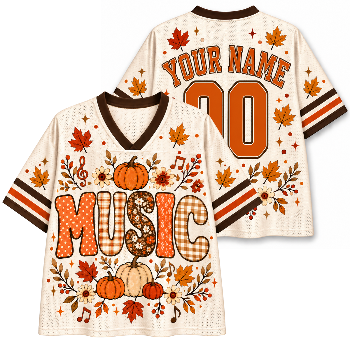 Chaotic Club School Staff Fall Pumpkin Mesh Jersey