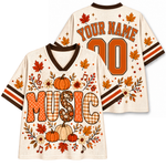 Chaotic Club School Staff Fall Pumpkin Mesh Jersey