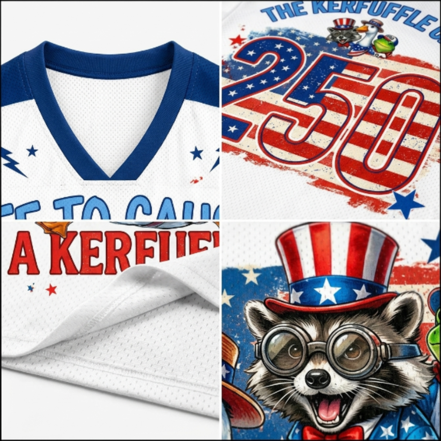 ChaoticClub Off To Kerfuffle Independence Day Mesh Jersey