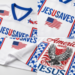 ChaoticClub Jesus Saves America Mesh Jersey