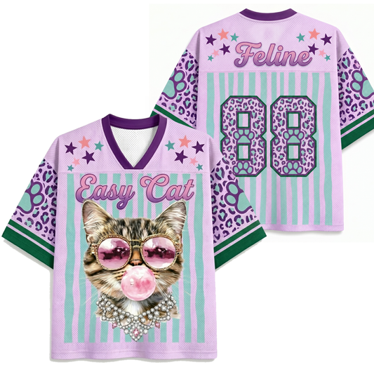 ChaoticcClub Easy Cat Mesh Jersey