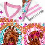 ChaoticClub Guess What Wiener Dachshund Mesh Jersey