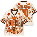 Chaotic Club School Staff Fall Pumpkin Mesh Jersey