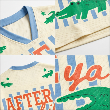 ChaoticClub Striped See Ya Later Mesh Jersey