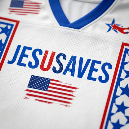 ChaoticClub Jesus Saves America Mesh Jersey